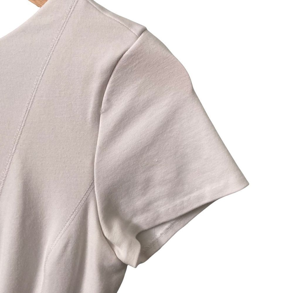 Banana Republic White Round neck Mini Dress in Size 2P - Picture 9 of 13